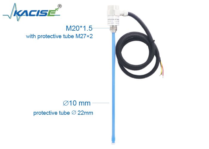 KSLV651-A Sensor de Nível Compacto com Proteção IP68, Sonda FEP e Medição Auto-adaptativa