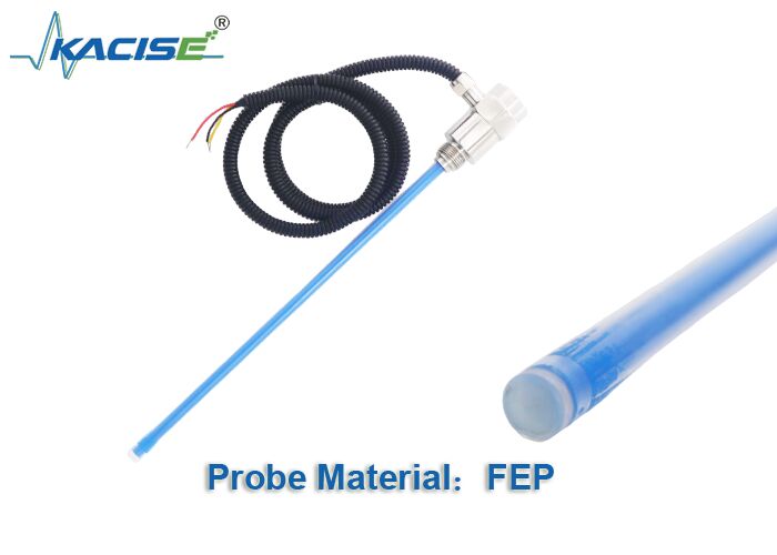 KSLV651-A Sensor de Nível Compacto com Proteção IP68, Sonda FEP e Medição Auto-adaptativa
