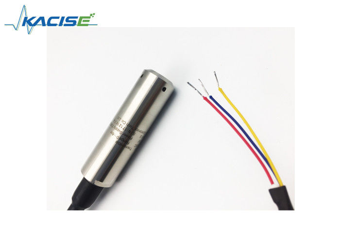 Sensor de pressão submersível de aço inoxidável com fonte de alimentação de 9-30 V e peças sobressalentes antibloqueio para monitoramento de nível de líquido