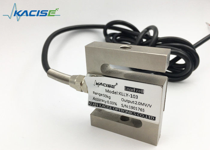 Sensor de célula de carga em escala de guindaste de feixe S de alta precisão com classificação IP69 e construção em liga de alumínio