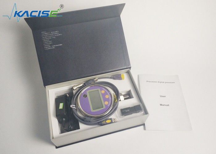 Medidor de pressão digital de água e registo de dados para peso de pressão de 0,6 kg com bateria de lítio recarregável de 4,2 V
