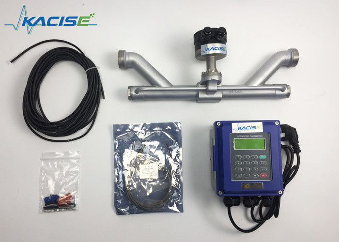 Medidor de fluxo ultrasônico montado em parede com RS485 MODBUS Suporte para tubos DN15-DN6000