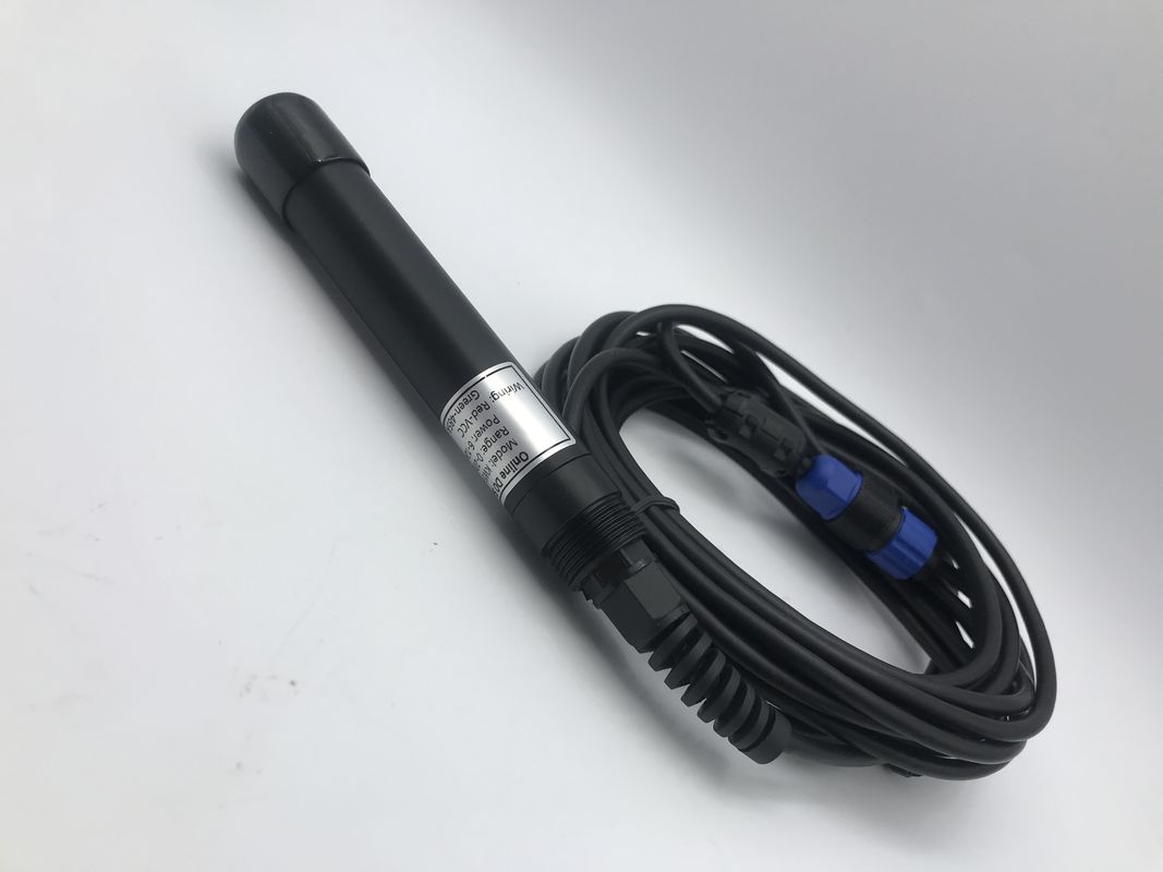 Sensor de oxigênio dissolvido por fluorescência com compensação automática de temperatura, sem necessidade de eletrólito e saída RS485