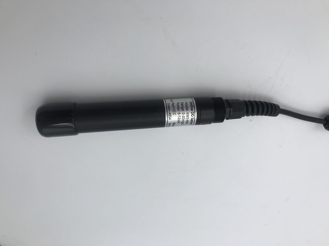 Sensor de oxigênio dissolvido por fluorescência com compensação automática de temperatura, sem necessidade de eletrólito e saída RS485