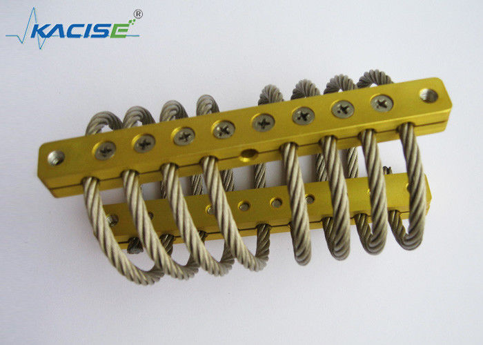 Isolador de vibração de corda de arame industrial com função de ar de retorno e resistência a choques de 20 g / 11 ms em aço inoxidável