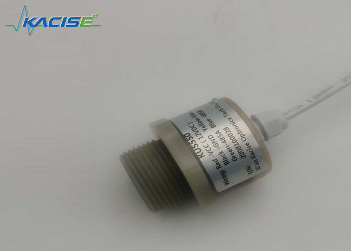 Sensor de transdutor ultra-sônico PVDF de 100 kHz 24 V com proteção IP68 para medição de níveis de alta precisão