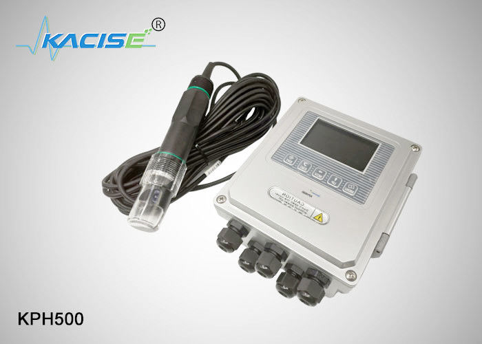 Medidor de ph orp kph500 com faixa de medição 0-14ph, precisão de calibração de 2% e sensor de qualidade da água de comunicação rs485