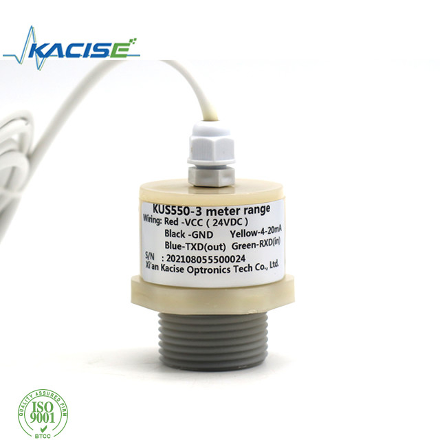 Sensor de distância ultrassônico inteligente para automação industrial com grau ip68