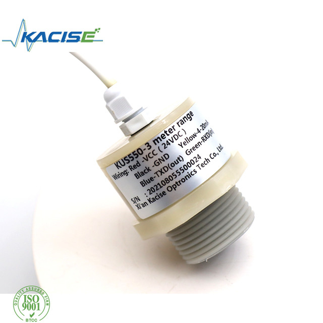 Sensor de distância ultrassônico inteligente para automação industrial com grau ip68