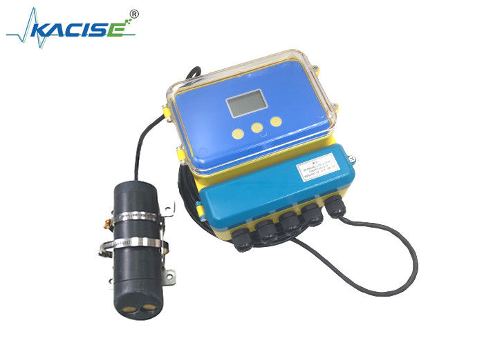 Medidor de fluxo Doppler ultrasônico de tipo dividido com saída RS485 e bateria para medição de profundidade de água de 0,02m ≈ 10,00m