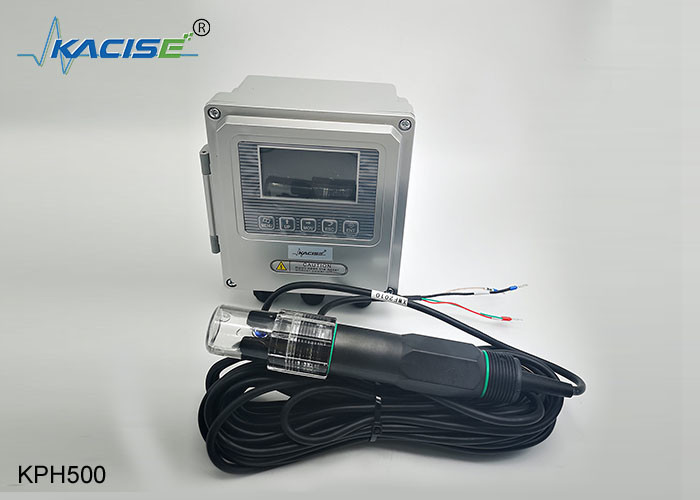 Exposição em linha do LCD de uma comunicação do sensor RS485 da qualidade de água do tratamento de águas residuais da cultura aquática da elevada precisão do pH ORP GPRS