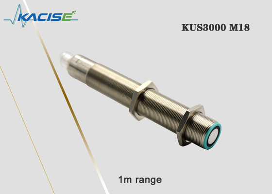 KUS3000 M18 Compact Housing Sensor de Proximidade Ultrassônico Alta Repetibilidade