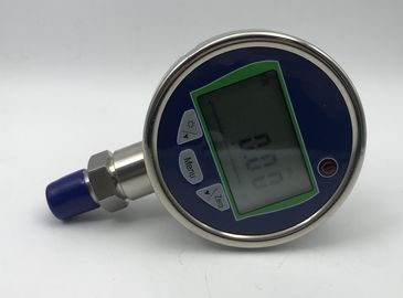 Calibre de pressão de aço inoxidável da elevada precisão sem fio com registador de dados